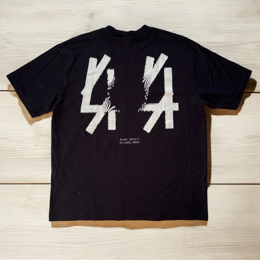 44 Label Group Black Graphic T-Shirt Size L NWT (no tags) - Picture 3 of 8